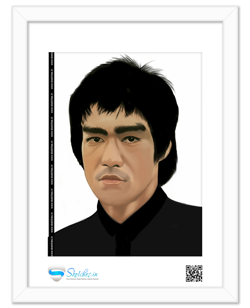 Bruce Lee Digital Sketch 3