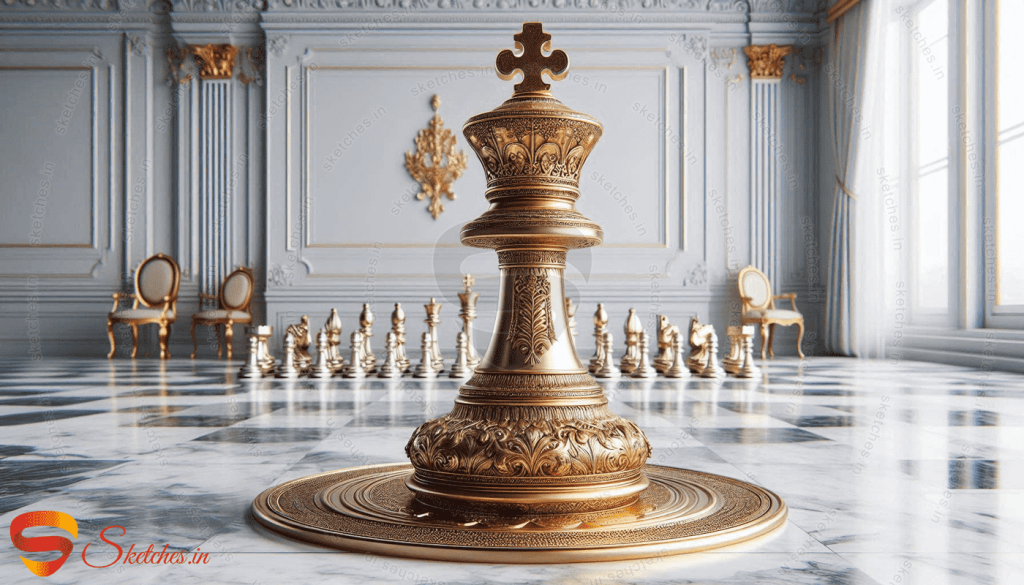 chess king portrait rectangular