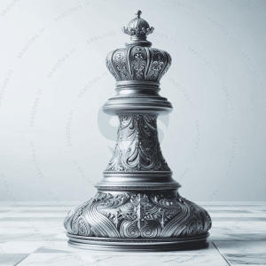 chess queen portrait rectangular