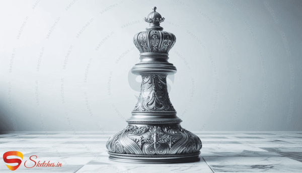 chess queen portrait rectangular