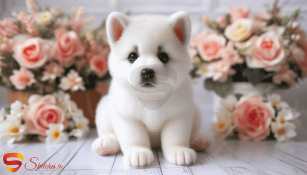 baby puppy portrait 12 rectangular