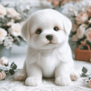 baby puppy portrait 2 rectangular