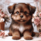 baby puppy portrait 5 rectangular