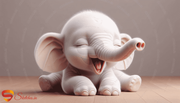 baby elephant portrait 9 rectangular