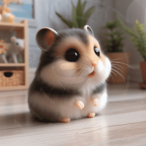 hamster portrait rectangular