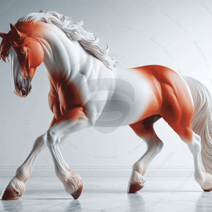 horse portrait rectangular