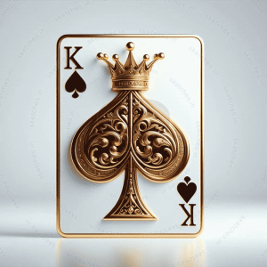 playing cards king portrait rectangular