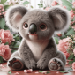 baby koala portrait 2 rectangular