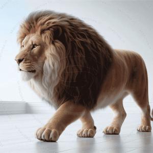 lion portrait rectangular