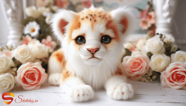 baby lion cub portrait 5 rectangular